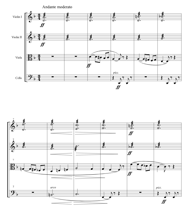 前奏曲与阿拉贡舞曲 迭戈官方原版 弦乐四重奏 总谱+分谱 有试听