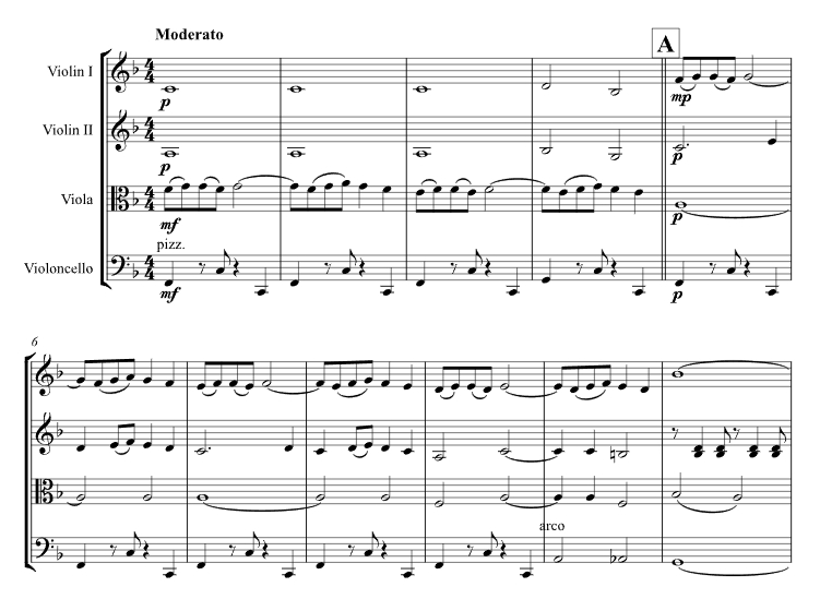 午夜陌生人 乔治亚官方原版 弦乐四重奏 总谱+分谱 有试听