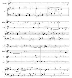 标价非售价 卡里克弗格斯 弦乐四重奏+钢琴 斯蒂芬官方原版 总谱+分谱  有试听-云音圈