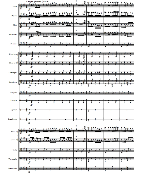 卡门之斗牛士进行曲 管弦乐 总分谱 有试听