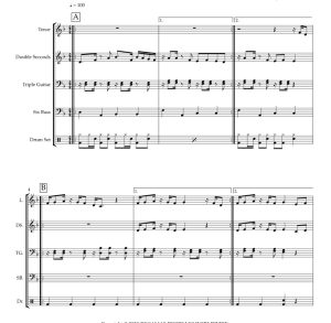 标价非售价 可可茶 打击乐合奏 乔丹・莫里森官方原版 总谱+分谱 有试听-云音圈