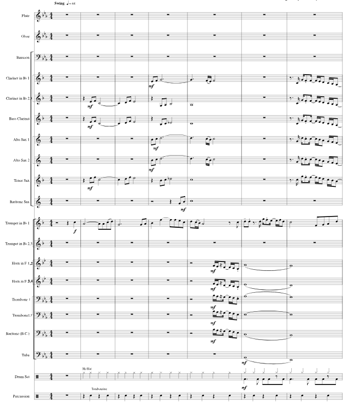 嘿，裘德 杰里米官方原版 管乐 总谱+分谱 有试听