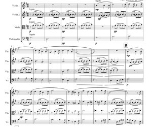 标价非售价 圣善夜 圣诞颂歌 托马斯官方原版 弦乐四重奏 总谱+分谱 有试听-云音圈