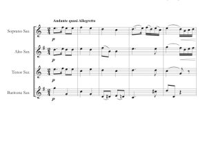 标价非售价 圣安东尼众赞歌 迭戈官方原版 SATB萨克斯四重奏 总谱+分谱 有试听-云音圈