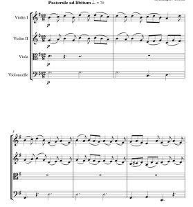 标价非售价 圣诞协奏曲 田园曲 雪莉官方原版 弦乐四重奏 总谱+分谱 有试听-云音圈