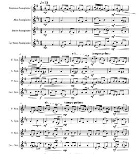 标价非售价 圣诞的安宁 大卫官方原版 SATB萨克斯四重奏 总谱+分谱 有试听-云音圈