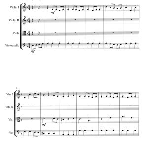 标价非售价 圣诞钟声 阿德里安官方原版 弦乐四重奏 总谱+分谱 有试听-云音圈