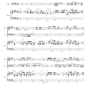 天下一家 We Are The World 小提琴大提琴钢琴 德塞萨雷官方原版 总谱+分谱 有试听 自动发货-云音圈