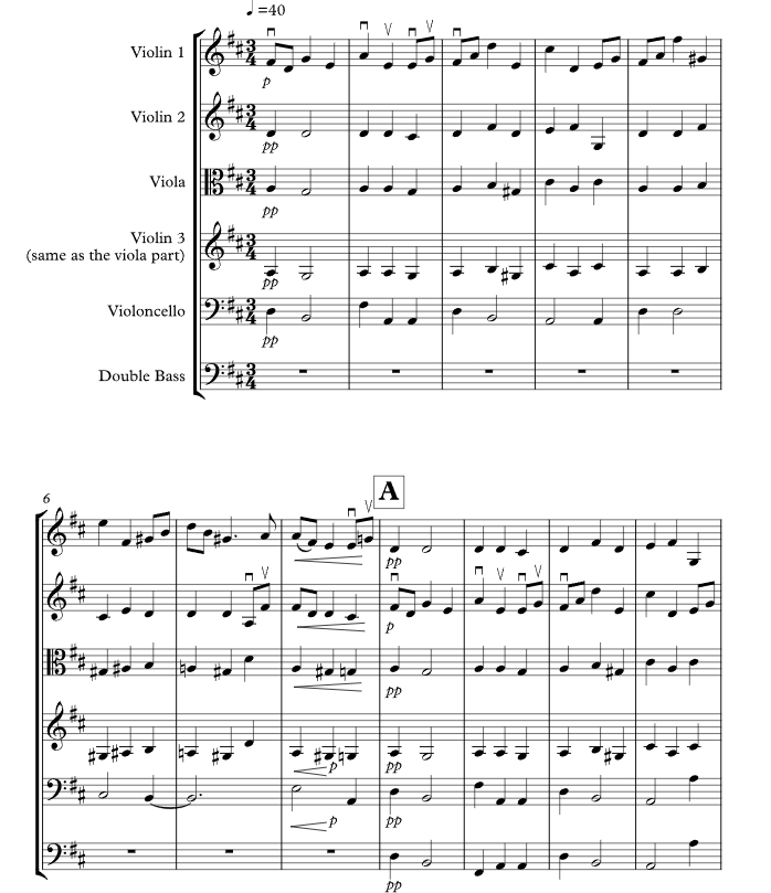 宁罗德 戴维官方原版 弦乐五重奏 总谱+分谱 有试听