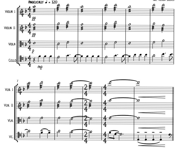 宛如祈祷 艾莉森官方原版 弦乐四重奏 总谱+分 有试听