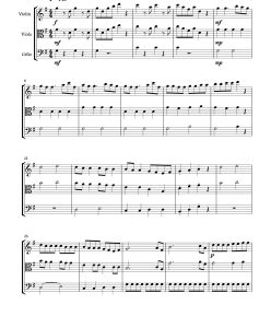 小夜曲  弦乐三重奏 海森堡官方原版  总谱+分谱  有试听-云音圈