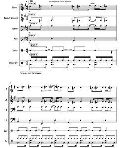 标价非售价 巴西 打击乐合奏 斯科特官方原版 总谱+分谱 有试听-云音圈