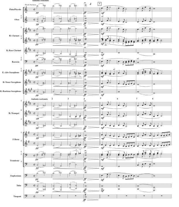 归队演奏（归途） 贾里官方原版 管乐 总谱+分谱 有试听