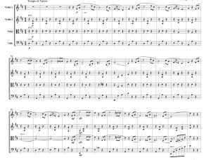 标价非售价 德利布 圆舞曲 选自《葛蓓莉亚》官方原版 弦乐四重奏 总谱+分谱 有试听-云音圈