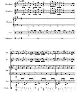 标价非售价 愤怒的小鸟主题曲 打击乐五重奏奏 塞萨尔官方原版 总谱+分谱 有试听-云音圈