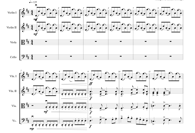 我亲爱的孩子 弦乐四重奏 凯瑟琳官方原版 总谱+分谱 有试听