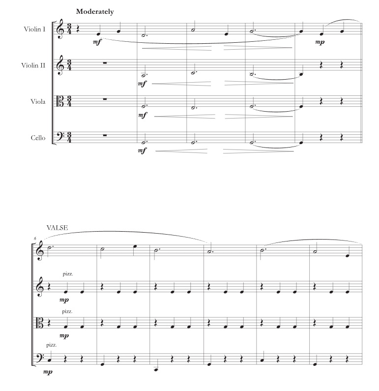 我需要你 迭戈官方原版 弦乐四重奏 总谱+分谱 有试听