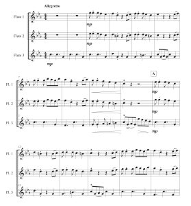 探戈…… 为三重奏而作 长笛三重奏 官方原版 总谱+分谱 有试听-云音圈