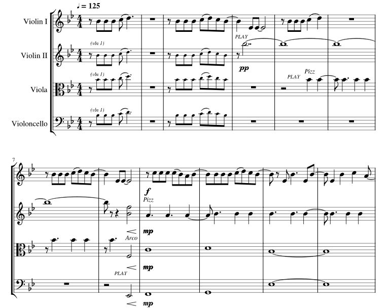 改写星辰 雅典娜弦乐改编 官方原版 弦乐四重奏 总谱+分谱 有试听