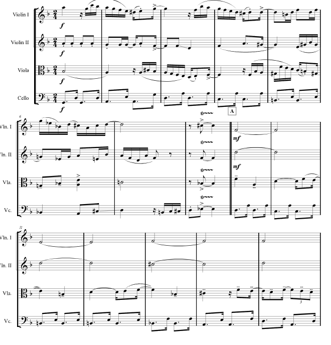 无尽的乡愁 伊纳西奥官方原版 弦乐四重奏 总谱+分谱 有试听