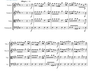 标价非售价 春 第一乐章 雪莉官方原版 弦乐四重奏 总谱+分谱 有试听-云音圈