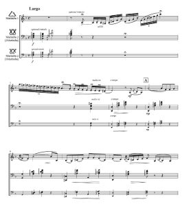 标价非售价 查尔达什 马林巴三重奏 野口美智子官方原版 总谱+分谱 有试听-云音圈