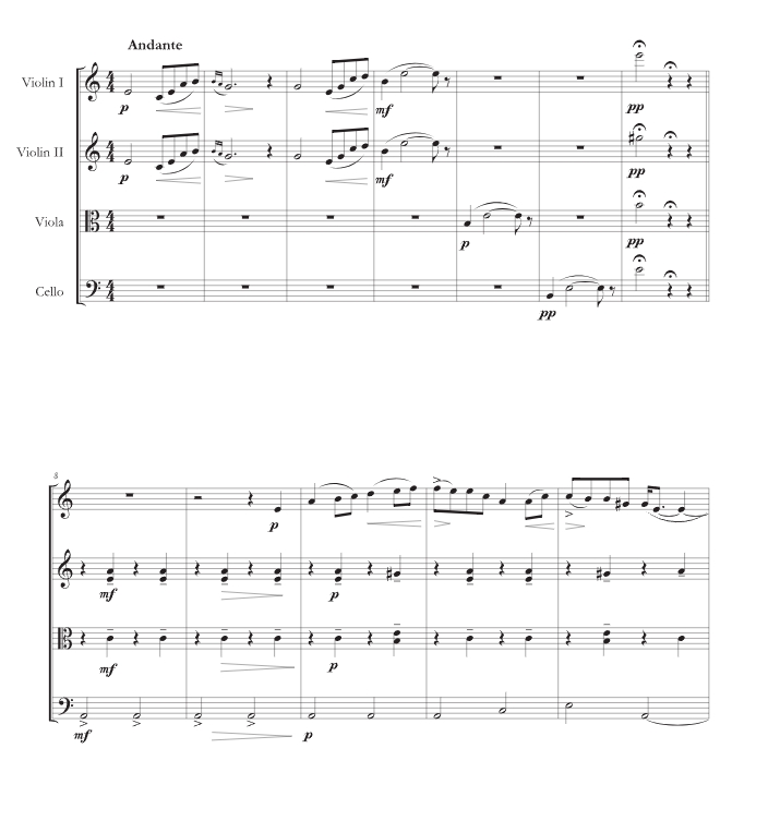 格里格 索尔维格之歌 迭戈官方原版 弦乐四重奏 总谱+分谱 有试听