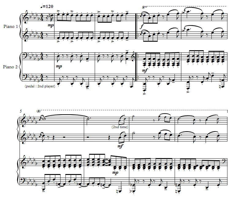 桧皮镇 四手联弹 有试听