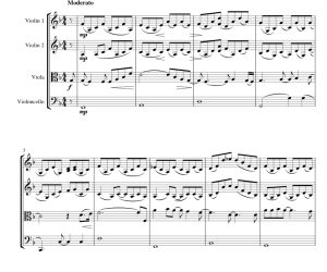 标价非售价 此刻别阻挡我 马克官方原版 弦乐四重奏 总谱+分谱 有试听-云音圈