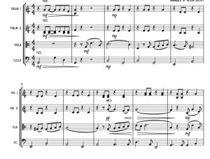 标价非售价 比以往更幸福 艾莉森官方原版 弦乐四重奏 总谱+分谱 有试听-云音圈