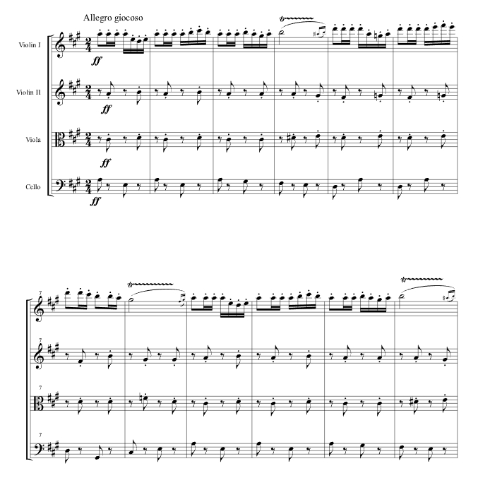 比才《卡门序曲》 前奏曲版 迭戈官方原版 弦乐四重奏 总谱+分谱 有试听