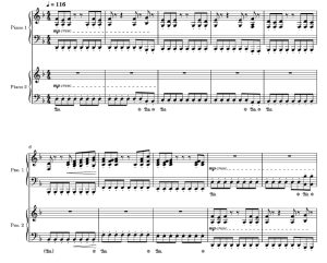 永不退缩 四手联弹 克林特官方原版 有试听 自动发货-云音圈