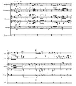 标价非售价 波西米亚狂想曲 打击乐五重奏 Ander官方原版 总谱+分谱 有试听-云音圈