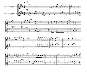 标价非售价  浅滩 辛迪官方原版 萨克斯二重奏 总谱+分谱 有试听-云音圈