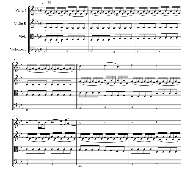 灯亮着却无人在家 官方原版 弦乐四重奏 总谱+分谱 有试听