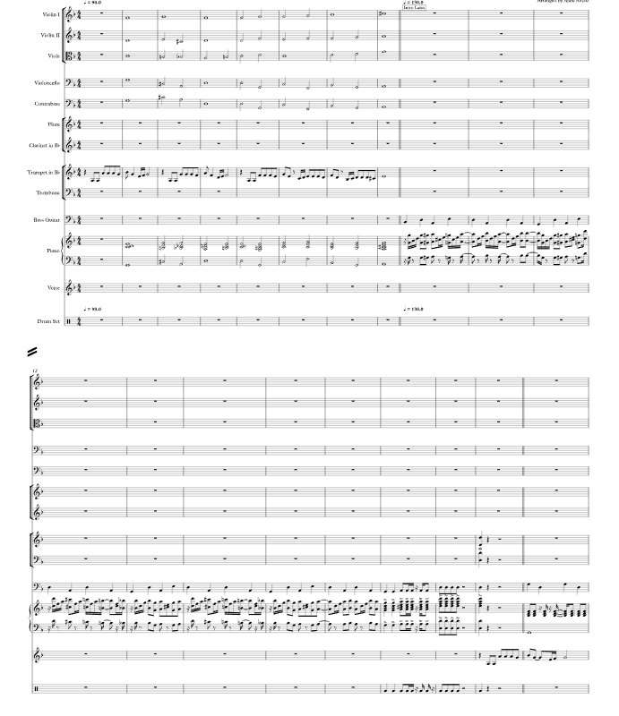 爱的故事 阿杰兰官方原版 管弦乐 总谱+分谱 有试听