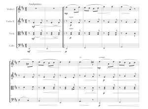 标价非售价 爱的礼赞 迭戈官方原版 弦乐四重奏 总谱+分谱 有试听-云音圈