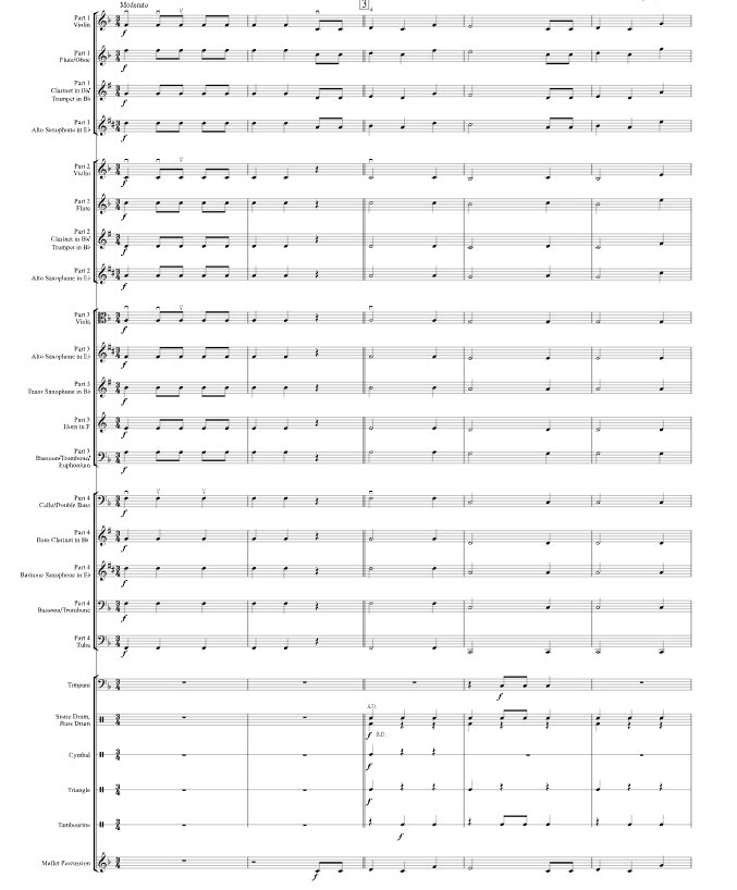 生日快乐 弗兰克・周官方原版 管弦乐 总谱+分谱 有试听