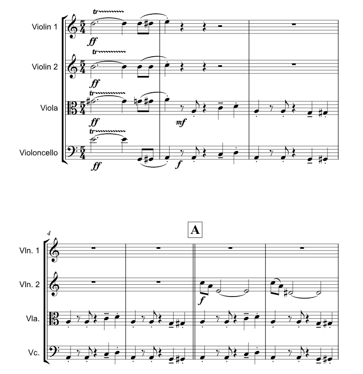 碟中谍 主题曲 戴维官方原版 弦乐四重奏 总谱+分谱 有试听