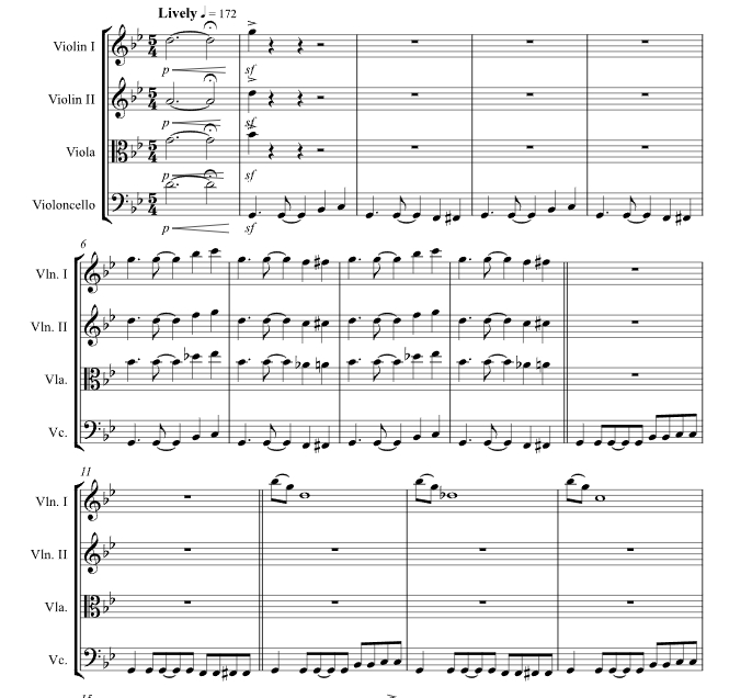 碟中谍 主题曲 约翰官方原版 弦乐四重奏 总谱+分谱 有试听