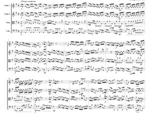 标价非售价 第三号勃兰登堡协奏曲 CB212官方原版 弦乐四重奏 总谱+分谱 有试听-云音圈