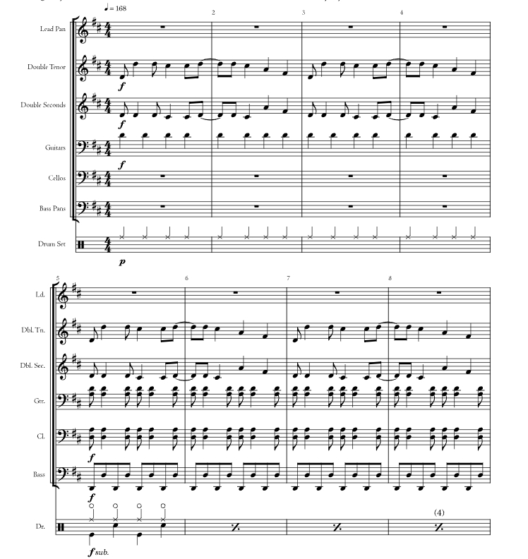 答应我，朱丽叶 打击乐合奏 昆滕官方原版 总谱+分谱 有试听