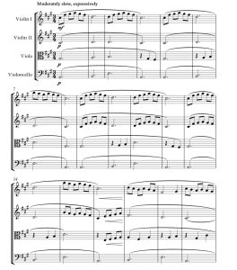 标价非售价 米娅与塞巴斯汀主题曲 莱斯官方原版 弦乐四重奏 总谱+分谱 有试听-云音圈