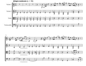 标价非售价 罗马尼亚民间舞曲 科内尔官方原版 弦乐四重奏 总谱+分谱 有试听-云音圈