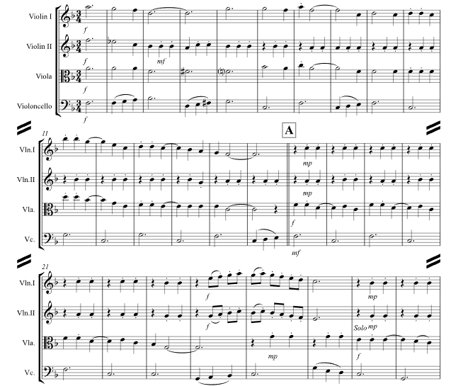 美丽的小天使 肯尼思官方原版 弦乐四重奏 总谱+分谱 有试听