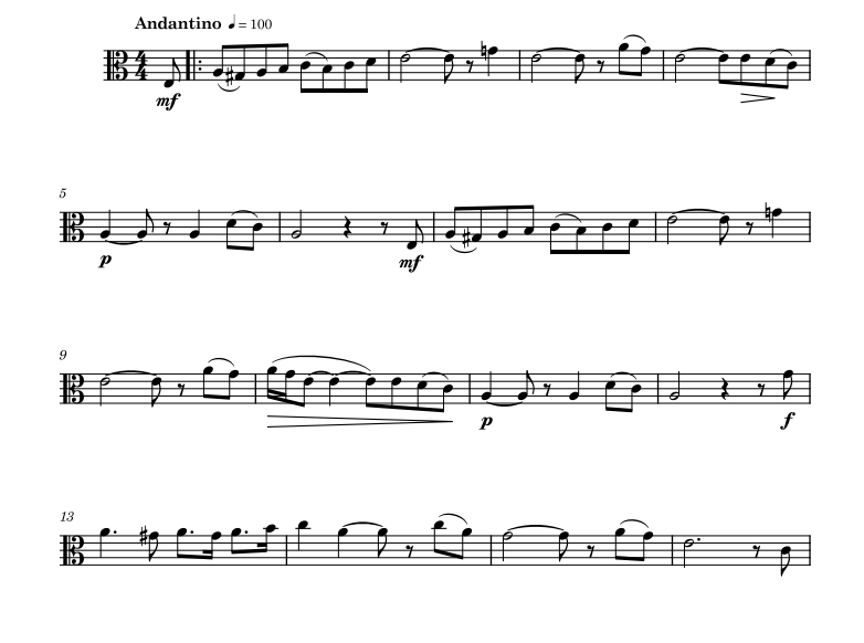 老鹰之歌 弗雷德里克官方原版 中提琴独奏 有试听