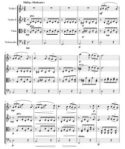 标价非售价 舒伯特 小夜曲 D957 约书亚官方原版 弦乐四重奏 总谱+分谱 有试听-云音圈