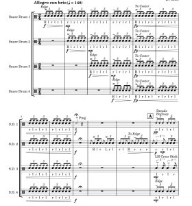 标价非售价 艰难时日 鼓打击乐四重奏 齐亚官方原版 总谱 有试听-云音圈