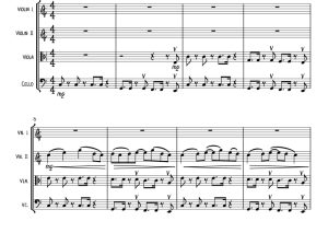 标价非售价 苏打汽水 艾莉森官方原版 弦乐四重奏 总谱+分谱 有试听-云音圈