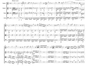 标价非售价 莫扎特 夜后咏叹调官方原版 弦乐四重奏 总谱+分谱 有试听-云音圈